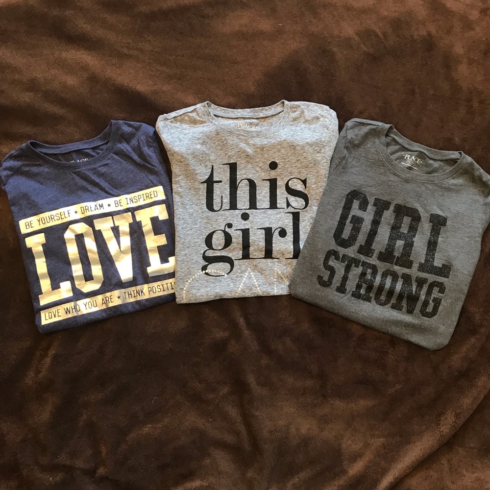 Bundle of 3 long sleeve shirts